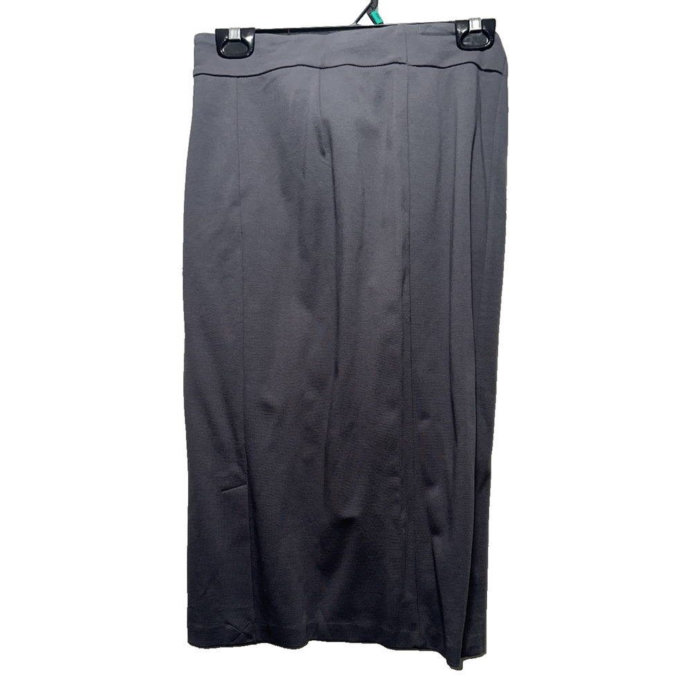 T Tahari Women’s Gray Tummy Control Pencil Skirt Size S Rayon Blend Pull On